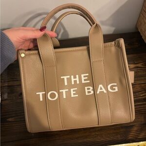Tan Tote Bag